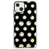 White Daisy Pattern (Black)