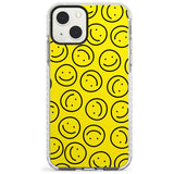 Happy Face Pattern Phone Case iPhone 13 Mini / Impact Case Blanc Space