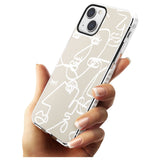 Abstract Continuous Line Faces White on Beige Phone Case iPhone 15 Pro Max / Black Impact Case,iPhone 15 Plus / Black Impact Case,iPhone 15 Pro / Black Impact Case,iPhone 15 / Black Impact Case,iPhone 15 Pro Max / Impact Case,iPhone 15 Plus / Impact Case,iPhone 15 Pro / Impact Case,iPhone 15 / Impact Case,iPhone 15 Pro Max / Magsafe Black Impact Case,iPhone 15 Plus / Magsafe Black Impact Case,iPhone 15 Pro / Magsafe Black Impact Case,iPhone 15 / Magsafe Black Impact Case,iPhone 14 Pro Max / Black Impact Cas