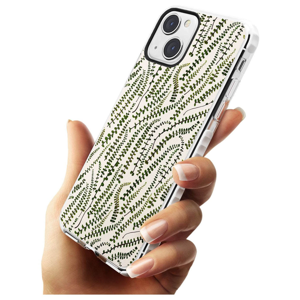 Fern Leaf Pattern Design - Cream Phone Case iPhone 15 Pro Max / Black Impact Case,iPhone 15 Plus / Black Impact Case,iPhone 15 Pro / Black Impact Case,iPhone 15 / Black Impact Case,iPhone 15 Pro Max / Impact Case,iPhone 15 Plus / Impact Case,iPhone 15 Pro / Impact Case,iPhone 15 / Impact Case,iPhone 15 Pro Max / Magsafe Black Impact Case,iPhone 15 Plus / Magsafe Black Impact Case,iPhone 15 Pro / Magsafe Black Impact Case,iPhone 15 / Magsafe Black Impact Case,iPhone 14 Pro Max / Black Impact Case,iPhone 14 P