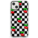 Checkered Cherry Impact Phone Case for iPhone 13 & 13 Mini