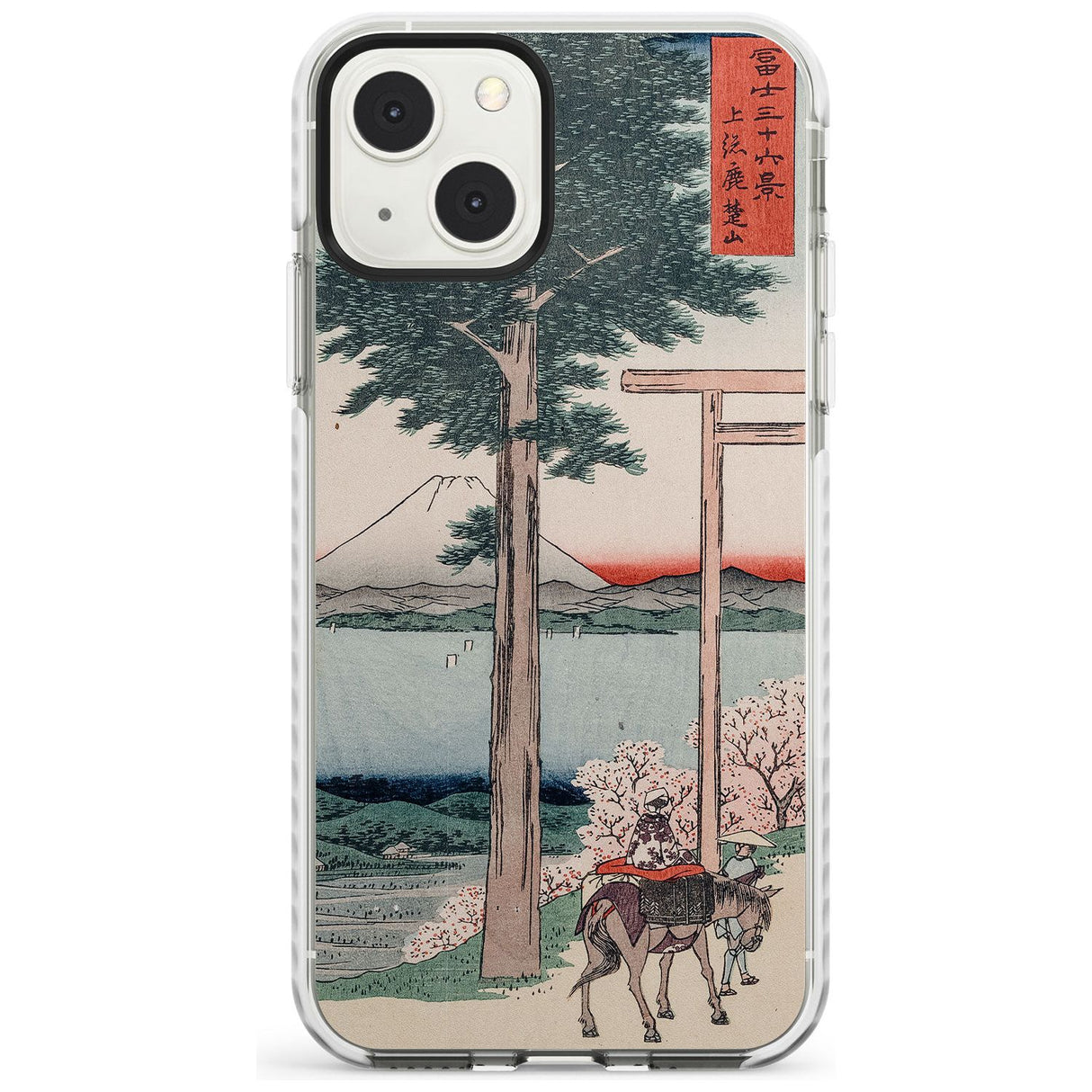 Gates to Mt. Fuji Phone Case iPhone 13 Mini / Impact Case Blanc Space