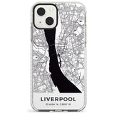 Map of Liverpool, England Phone Case iPhone 13 Mini / Impact Case Blanc Space