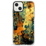 Gold Green Marble Phone Case iPhone 13 Mini / Impact Case Blanc Space