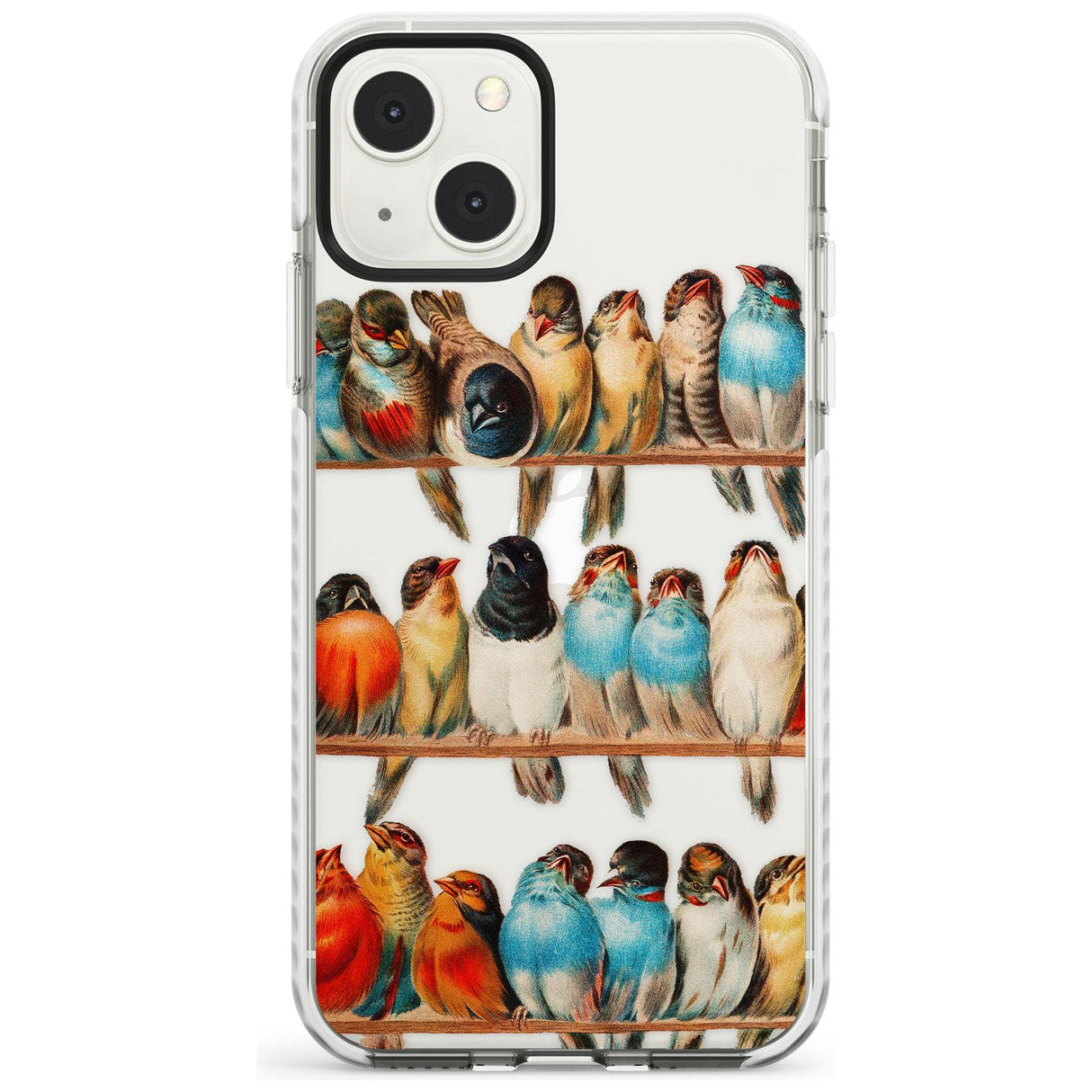 A Perch of Birds Impact Phone Case for iPhone 13 & 13 Mini