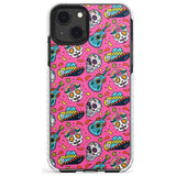 Pink Day of The Dead Pattern Impact Phone Case for iPhone 13 & 13 Mini