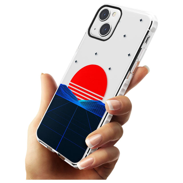 Japanese Sunset Vaporwave Impact Phone Case for iPhone 13 & 13 Mini