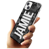 Personalised Vertical Name Black Camouflage Custom Phone Case iPhone 15 Pro Max / Black Impact Case,iPhone 15 Plus / Black Impact Case,iPhone 15 Pro / Black Impact Case,iPhone 15 / Black Impact Case,iPhone 15 Pro Max / Impact Case,iPhone 15 Plus / Impact Case,iPhone 15 Pro / Impact Case,iPhone 15 / Impact Case,iPhone 15 Pro Max / Magsafe Black Impact Case,iPhone 15 Plus / Magsafe Black Impact Case,iPhone 15 Pro / Magsafe Black Impact Case,iPhone 15 / Magsafe Black Impact Case,iPhone 14 Pro Max / Black Impac