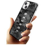 Personalised Small Vertical Name Black Camouflage Custom Phone Case iPhone 15 Pro Max / Black Impact Case,iPhone 15 Plus / Black Impact Case,iPhone 15 Pro / Black Impact Case,iPhone 15 / Black Impact Case,iPhone 15 Pro Max / Impact Case,iPhone 15 Plus / Impact Case,iPhone 15 Pro / Impact Case,iPhone 15 / Impact Case,iPhone 15 Pro Max / Magsafe Black Impact Case,iPhone 15 Plus / Magsafe Black Impact Case,iPhone 15 Pro / Magsafe Black Impact Case,iPhone 15 / Magsafe Black Impact Case,iPhone 14 Pro Max / Black