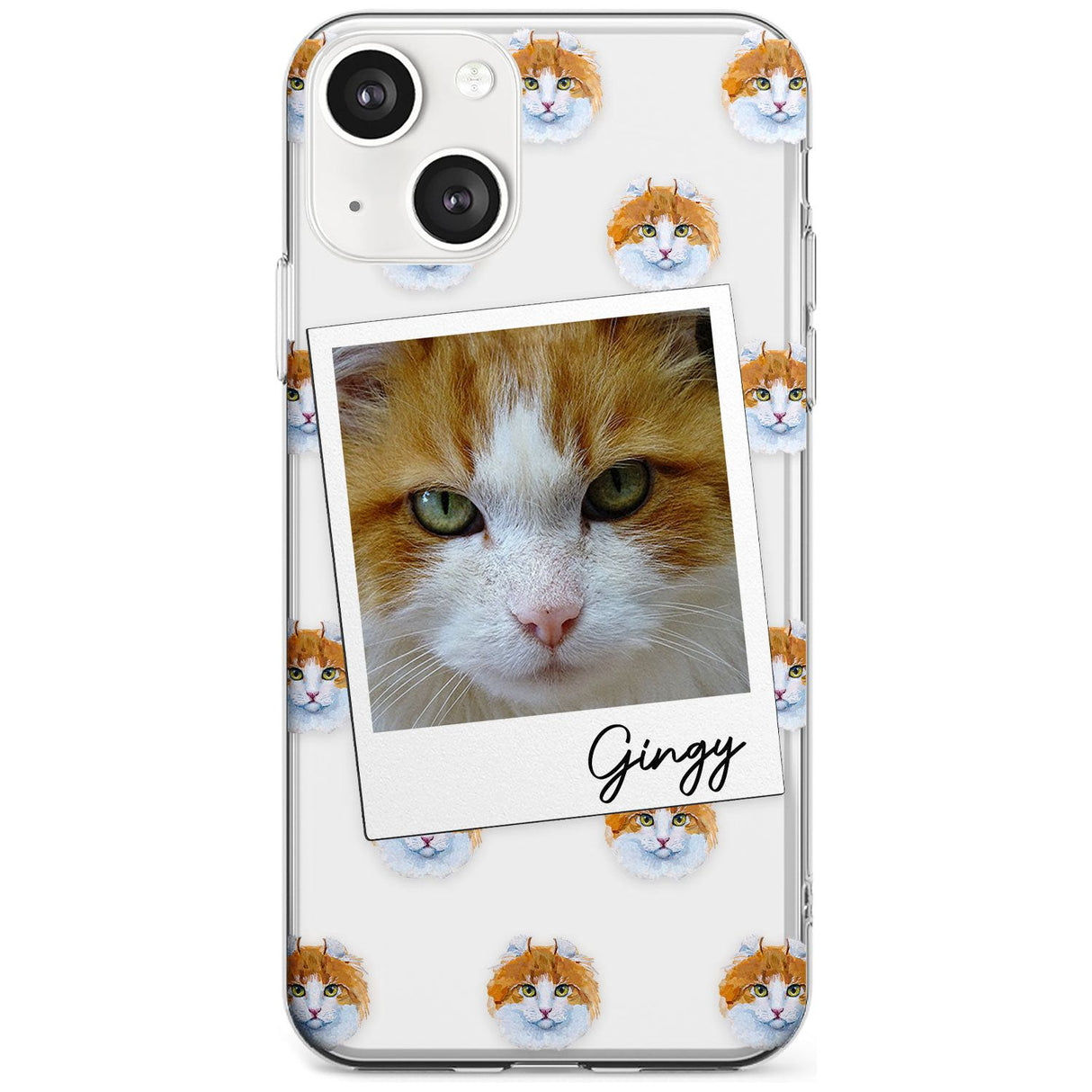 Personalised American Curl Photo Slim Phone Case for iPhone 13 & 13 Mini