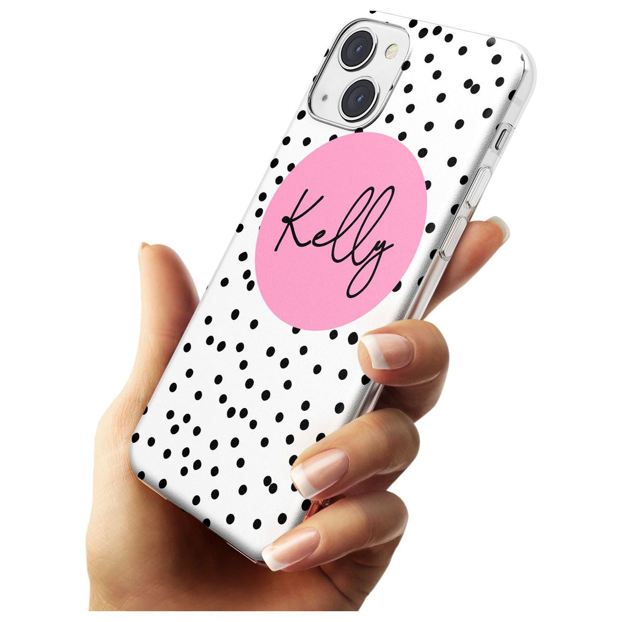 Personalised Pink Circle & Dots Custom Phone Case iPhone 15 Pro Max / Black Impact Case,iPhone 15 Plus / Black Impact Case,iPhone 15 Pro / Black Impact Case,iPhone 15 / Black Impact Case,iPhone 15 Pro Max / Impact Case,iPhone 15 Plus / Impact Case,iPhone 15 Pro / Impact Case,iPhone 15 / Impact Case,iPhone 15 Pro Max / Magsafe Black Impact Case,iPhone 15 Plus / Magsafe Black Impact Case,iPhone 15 Pro / Magsafe Black Impact Case,iPhone 15 / Magsafe Black Impact Case,iPhone 14 Pro Max / Black Impact Case,iPhon