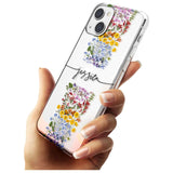 Personalised Wildflower Floral Stripe Personalised Custom Phone Case iPhone 15 Pro Max / Black Impact Case,iPhone 15 Plus / Black Impact Case,iPhone 15 Pro / Black Impact Case,iPhone 15 / Black Impact Case,iPhone 15 Pro Max / Impact Case,iPhone 15 Plus / Impact Case,iPhone 15 Pro / Impact Case,iPhone 15 / Impact Case,iPhone 15 Pro Max / Magsafe Black Impact Case,iPhone 15 Plus / Magsafe Black Impact Case,iPhone 15 Pro / Magsafe Black Impact Case,iPhone 15 / Magsafe Black Impact Case,iPhone 14 Pro Max / Blac