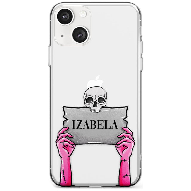 Personalised Grave Plaque Slim Phone Case for iPhone 13 & 13 Mini