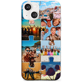 Personalised Jigsaw Photo Grid Slim Phone Case for iPhone 13 & 13 Mini