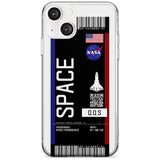 Personalised NASA Boarding Pass (Dark) Slim Phone Case for iPhone 13 & 13 Mini