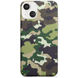 Green Camo Slim Phone Case for iPhone 13 & 13 Mini