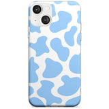 Blue and White Cow Print Slim Phone Case for iPhone 13 & 13 Mini