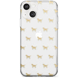 Tan Labrador Dog Pattern Clear