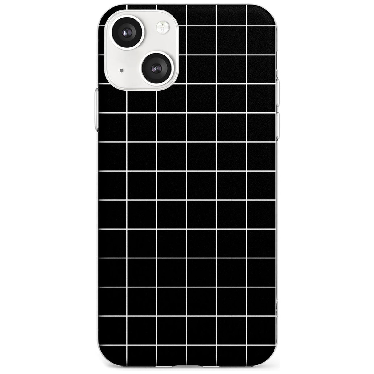 Simplistic Large Grid Pattern Black