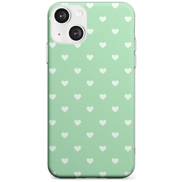 Small Heart Pattern: Green