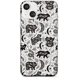 Leafy Bears Phone Case iPhone 13 / Clear Case,iPhone 13 Mini / Clear Case,iPhone 14 / Clear Case,iPhone 14 Plus / Clear Case Blanc Space