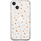 Paws & Hearts Pattern (Clear) Phone Case iPhone 13 / Clear Case,iPhone 13 Mini / Clear Case,iPhone 14 / Clear Case,iPhone 14 Plus / Clear Case Blanc Space