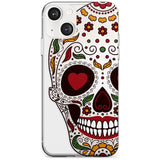 Autumn Sugar Skull Phone Case iPhone 13 / Clear Case,iPhone 13 Mini / Clear Case,iPhone 14 / Clear Case,iPhone 14 Plus / Clear Case Blanc Space