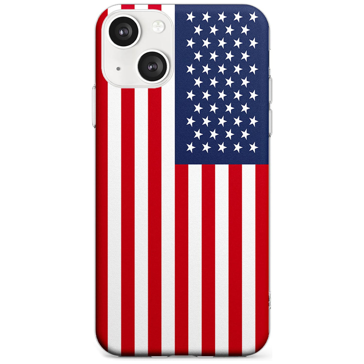 American Flag Phone Case iPhone 13 Mini / Clear Case,iPhone 13 / Clear Case,iPhone 14 Plus / Clear Case,iPhone 14 / Clear Case Blanc Space
