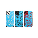 Blue Acid FacesPhone Case for iPhone 13 Mini