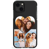 Personalised Heart Photo GridPhone Case for iPhone 13 Mini