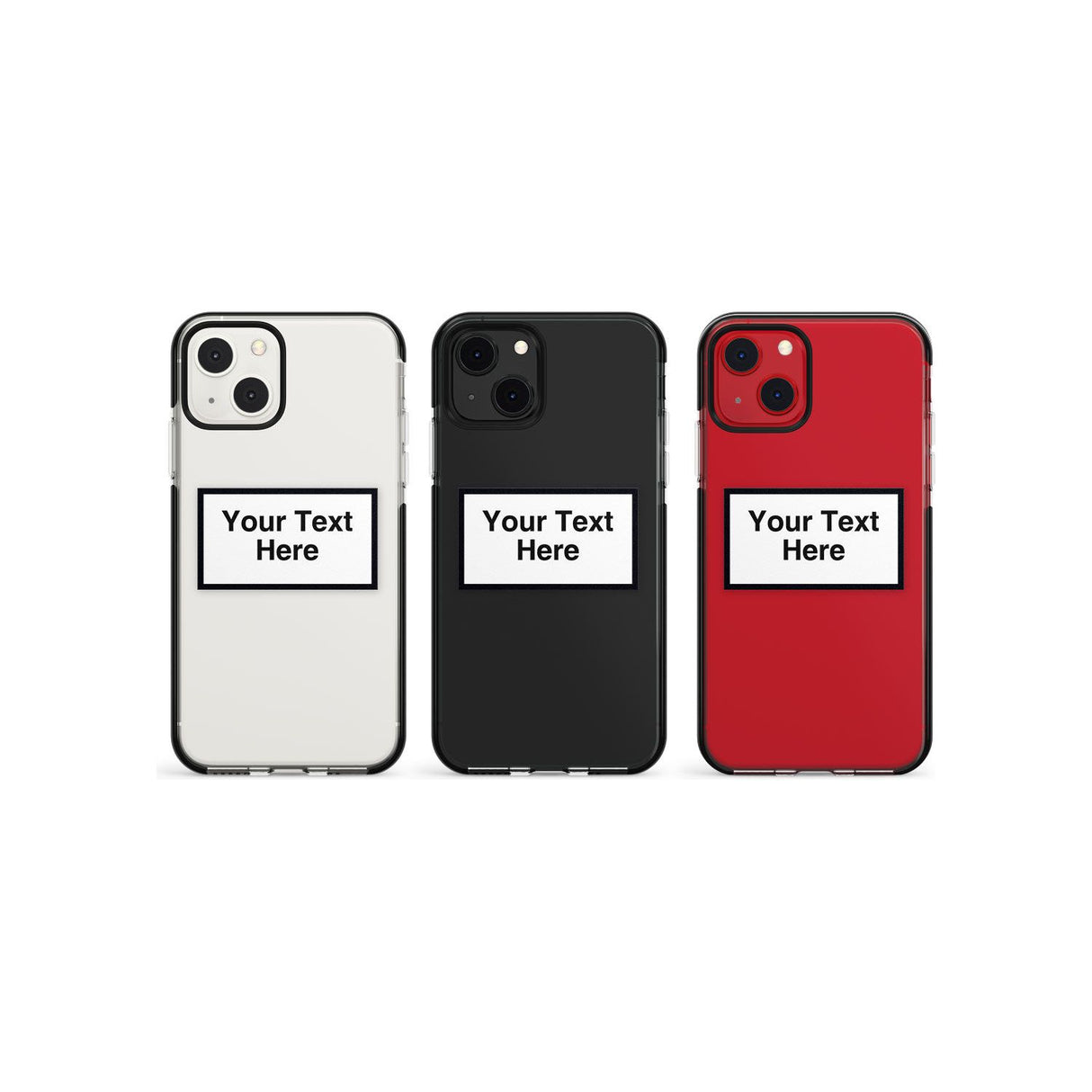 Personalised Create your own Warning Label Phone Case for iPhone 13 Mini