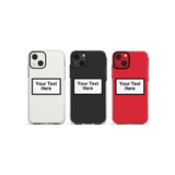 Personalised Create your own Warning Label Phone Case for iPhone 13 Mini