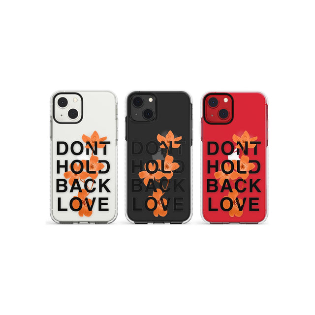 Don't Hold Back Love - Blue & WhitePhone Case for iPhone 13 Mini