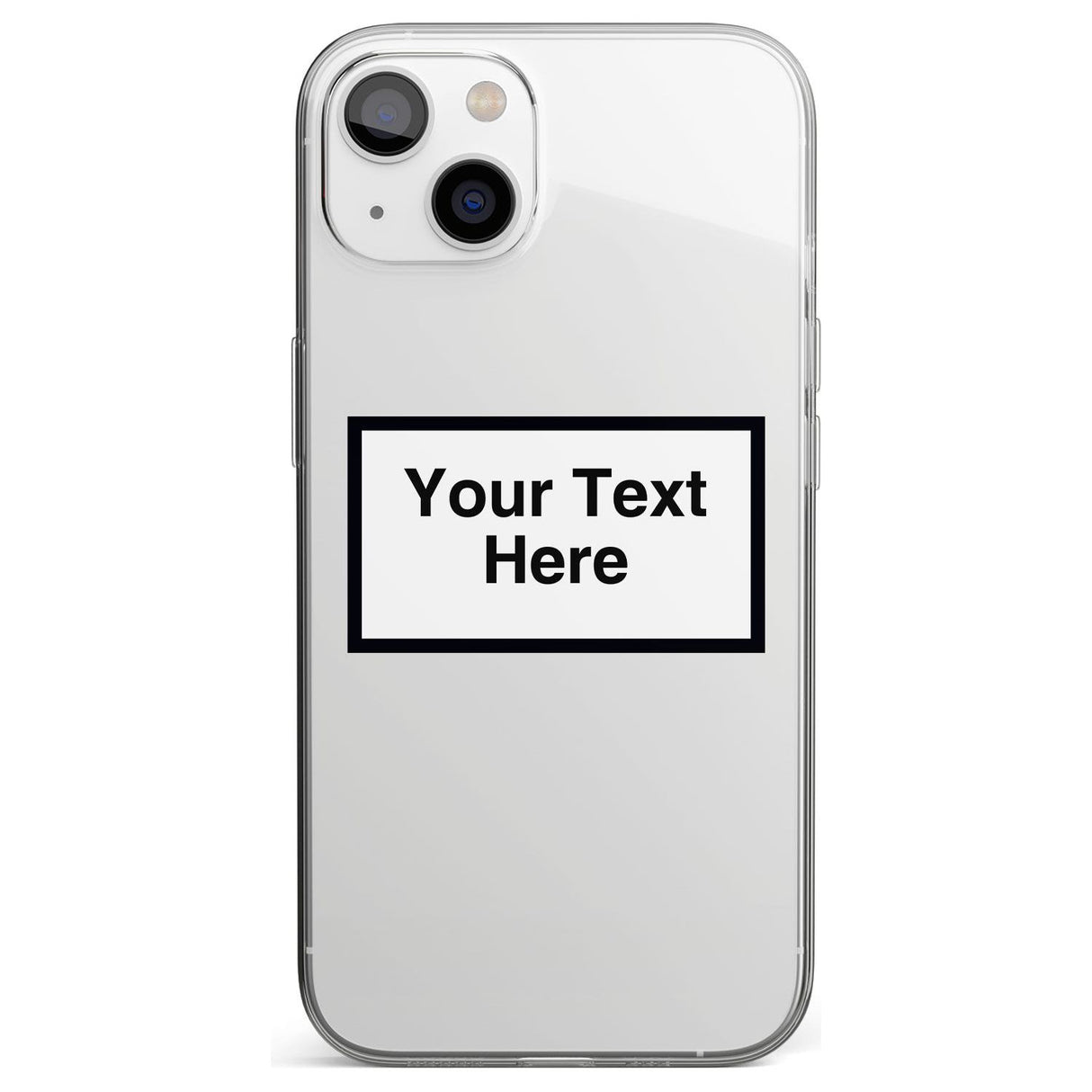 Personalised Create your own Warning Label Phone Case for iPhone 13 Mini