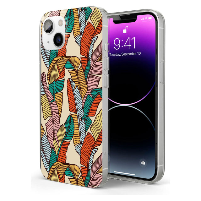 Abstract LeavesPhone Case for iPhone 13 Mini