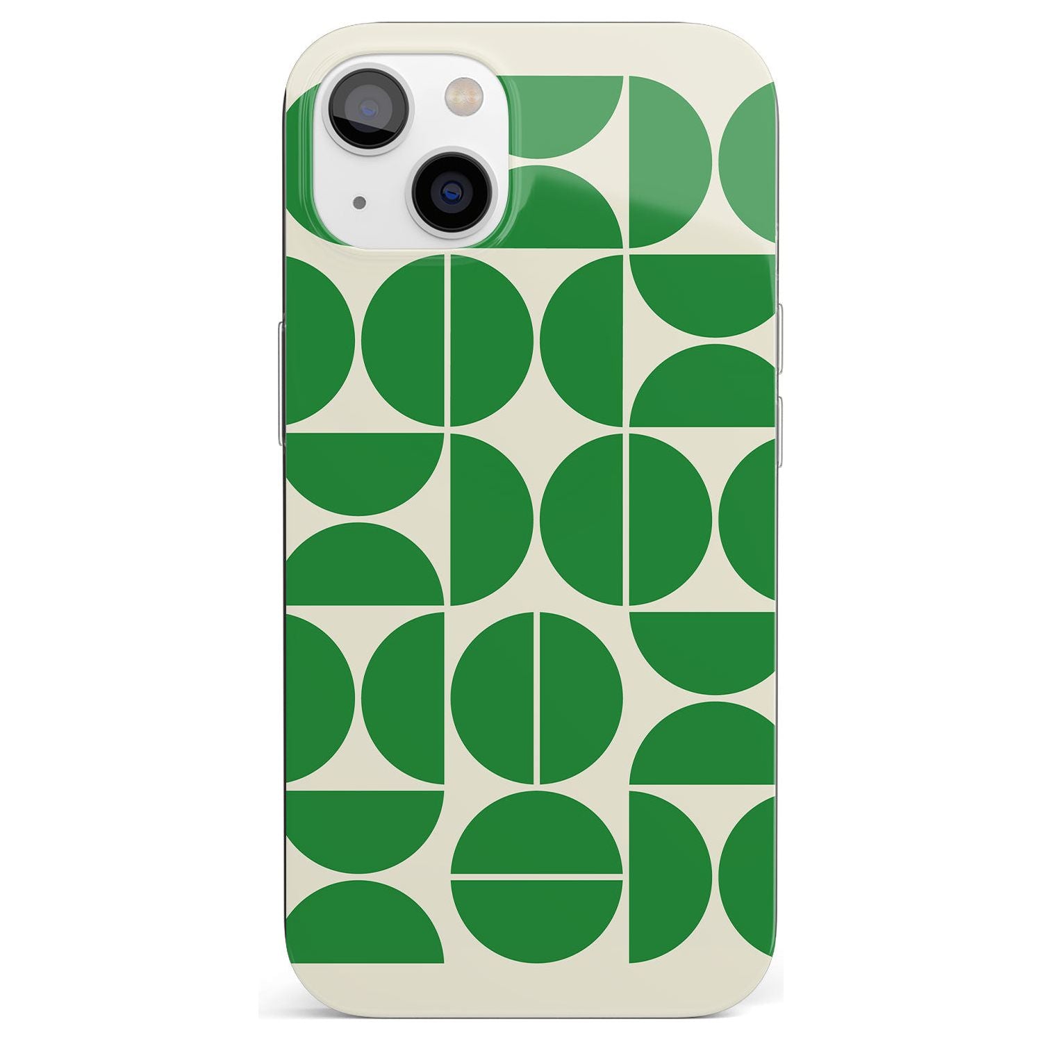 White Stars on Clear Phone Case for iPhone 13 Mini