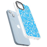 Blue Acid FacesPhone Case for iPhone 14