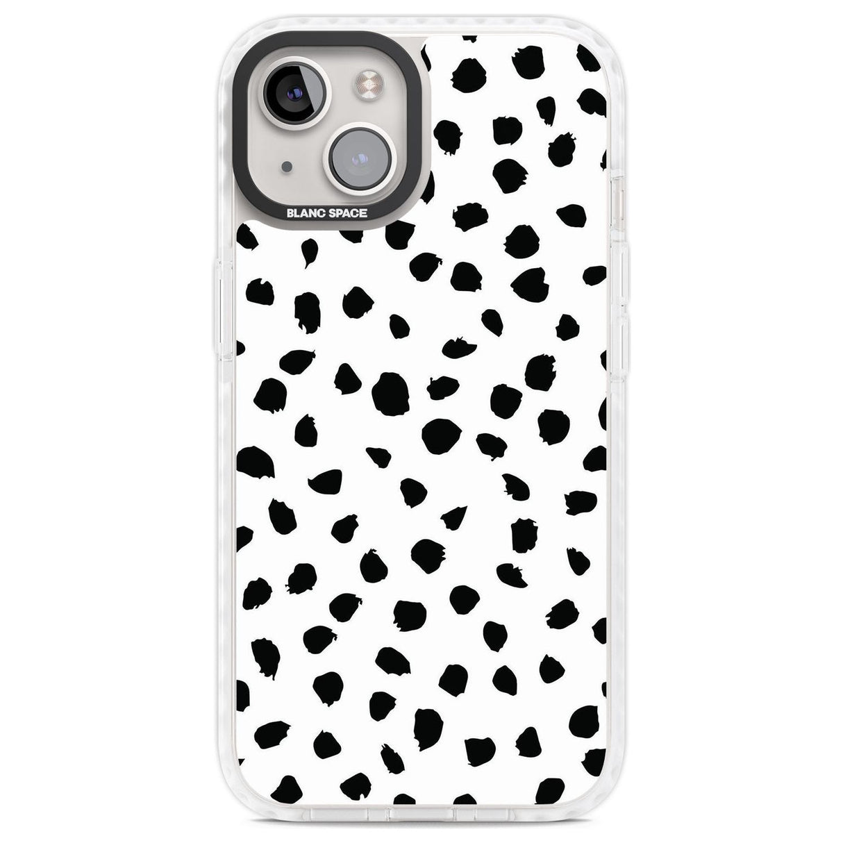 White Dalmatian Print