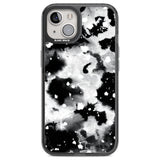 Black & White Acid Wash Tie-Dye Pattern Phone Case iPhone 12 / Black Impact Case,iPhone 13 / Black Impact Case,iPhone 12 Pro / Black Impact Case,iPhone 14 / Black Impact Case,iPhone 15 Plus / Black Impact Case,iPhone 15 / Black Impact Case Blanc Space