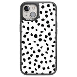 Dalmatian Print Phone Case iPhone 12 / Black Impact Case,iPhone 13 / Black Impact Case,iPhone 12 Pro / Black Impact Case,iPhone 14 / Black Impact Case,iPhone 15 Plus / Black Impact Case,iPhone 15 / Black Impact Case Blanc Space