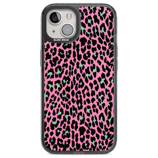 Pink & Green Leopard