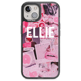 Personalised Sweet Pink Fashion Collage Custom Phone Case iPhone 12 / Black Impact Case,iPhone 13 / Black Impact Case,iPhone 12 Pro / Black Impact Case,iPhone 14 / Black Impact Case,iPhone 15 Plus / Black Impact Case,iPhone 15 / Black Impact Case Blanc Space