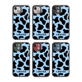 Personalised Blue and Black Cow Print Custom Phone Case iPhone 15 Pro Max / Black Impact Case,iPhone 15 Plus / Black Impact Case,iPhone 15 Pro / Black Impact Case,iPhone 15 / Black Impact Case,iPhone 15 Pro Max / Impact Case,iPhone 15 Plus / Impact Case,iPhone 15 Pro / Impact Case,iPhone 15 / Impact Case,iPhone 15 Pro Max / Magsafe Black Impact Case,iPhone 15 Plus / Magsafe Black Impact Case,iPhone 15 Pro / Magsafe Black Impact Case,iPhone 15 / Magsafe Black Impact Case,iPhone 14 Pro Max / Black Impact Case