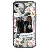 Personalised Floral Instant Film Photo Custom Phone Case iPhone 12 / Black Impact Case,iPhone 13 / Black Impact Case,iPhone 12 Pro / Black Impact Case,iPhone 14 / Black Impact Case,iPhone 15 Plus / Black Impact Case,iPhone 15 / Black Impact Case Blanc Space