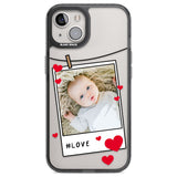 Personalised Love Instant Film Photo Custom Phone Case iPhone 12 / Black Impact Case,iPhone 13 / Black Impact Case,iPhone 12 Pro / Black Impact Case,iPhone 14 / Black Impact Case,iPhone 15 Plus / Black Impact Case,iPhone 15 / Black Impact Case Blanc Space