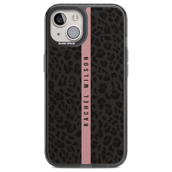 Personalised Pink Stripe Leopard