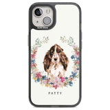 Personalised Brown Cocker Spaniel - Watercolour Dog Portrait Custom Phone Case iPhone 12 / Black Impact Case,iPhone 13 / Black Impact Case,iPhone 12 Pro / Black Impact Case,iPhone 14 / Black Impact Case,iPhone 15 Plus / Black Impact Case,iPhone 15 / Black Impact Case Blanc Space