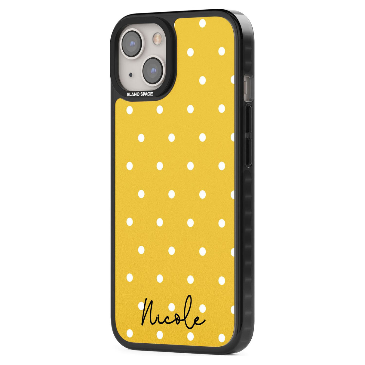 Personalised Yellow Polka Dot Custom Phone Case iPhone 15 Pro Max / Black Impact Case,iPhone 15 Plus / Black Impact Case,iPhone 15 Pro / Black Impact Case,iPhone 15 / Black Impact Case,iPhone 15 Pro Max / Impact Case,iPhone 15 Plus / Impact Case,iPhone 15 Pro / Impact Case,iPhone 15 / Impact Case,iPhone 15 Pro Max / Magsafe Black Impact Case,iPhone 15 Plus / Magsafe Black Impact Case,iPhone 15 Pro / Magsafe Black Impact Case,iPhone 15 / Magsafe Black Impact Case,iPhone 14 Pro Max / Black Impact Case,iPhone 