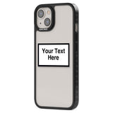 Personalised Create your own Warning Label Phone Case for iPhone 14