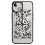 Personalised Wheel of Fortune Tarot Card - Transparent Custom Phone Case iPhone 12 / Black Impact Case,iPhone 13 / Black Impact Case,iPhone 12 Pro / Black Impact Case,iPhone 14 / Black Impact Case,iPhone 15 Plus / Black Impact Case,iPhone 15 / Black Impact Case Blanc Space